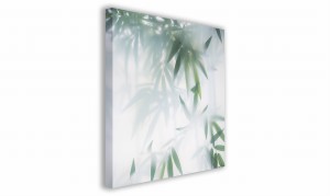 OBRAZ NA PŁÓTNIE 117 Zamglone liście 40x40cm