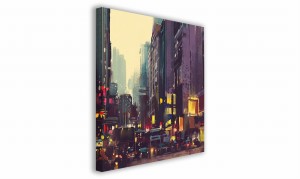 OBRAZ NA PŁÓTNIE 064 Miejskie światła 50x50cm