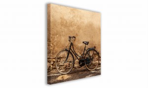 OBRAZ NA PŁÓTNIE 088 Retro rower 60x60cm