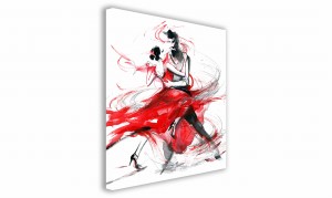 OBRAZ NA PŁÓTNIE 102 Taniec 60x60cm