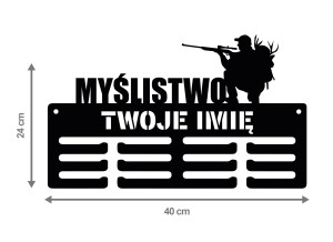  Wieszak na medale MYŚLISTWO z imieniem 321.2