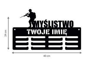  Wieszak na medale MYŚLISTWO z imieniem 322.2