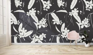 FOTOTAPETA - Białe kwiaty