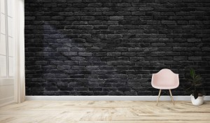 FOTOTAPETA - Czarna cegła