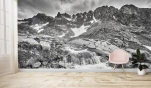 FOTOTAPETA - Czarno-białe góry