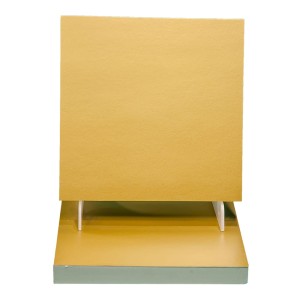 PODKŁAD POD TORT STYRODUR GRUBY ZŁOTY 35x35 cm