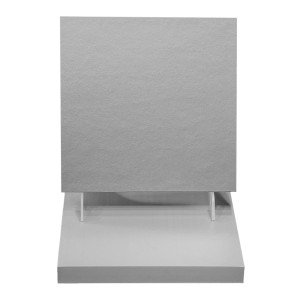 PODKŁAD POD TORT STYRODUR GRUBY SREBRNY 25x25 cm