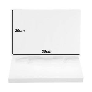 PODKŁAD POD TORT STYRODUR GRUBY BIAŁY 30x20 cm