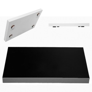 PODKŁAD POD TORT STYRODUR z nóżkami CZARNY 30x20cm