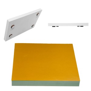 PODKŁAD POD TORT STYRODUR z nóżkami ZŁOTY 30x30cm 