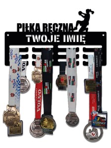 Wieszak na medale PIŁKA RĘCZNA  imię dowolny tekst  400.2