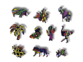 Puzzle Drewniane dla dorosłych Prezent Słoń XXL 5_png.png