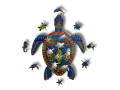 Puzzle Drewniane dla dorosłych Prezent Żółw XXL 4_png.png