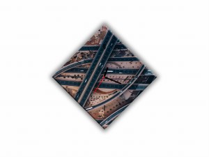 ZEGAR SZKLANY ROMB - Autostrada 