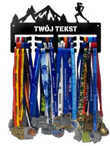 Wieszak na medale GÓRY twoje imię dowolny tekst 219.1
