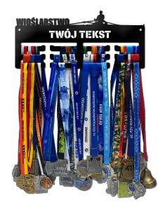 Wieszak na medale WIOŚLARSTWO twoje imię dowolny tekst 264.1