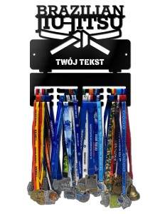 Wieszak na medale JIU-JITSU twoje imię dowolny tekst 331.1