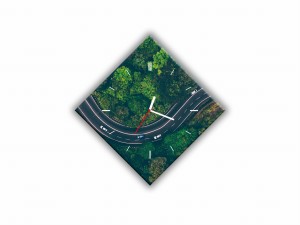 ZEGAR SZKLANY ROMB - Droga