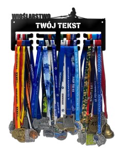 Wieszak na medale WIOŚLARSTWO twoje imię dowolny tekst 265.3