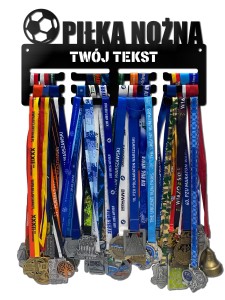Wieszak na medale PIŁKA NOŻNA twoje imię dowolny tekst 48.2