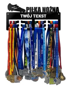Wieszak na medale PIŁKA NOŻNA twoje imię dowolny tekst 61.2