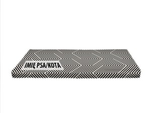 LEGOWISKO DLA ZWIERZĄT Geometria z indywidualnym napisem 80x70cm 014b