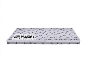 LEGOWISKO DLA ZWIERZĄT Łapki fiol. z indywidualnym napisem 80x70cm 032b