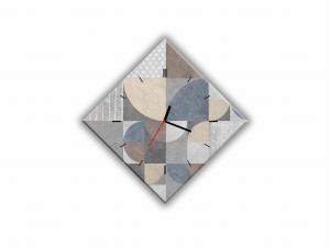 ZEGAR SZKLANY ROMB - Kamienne płytki 
