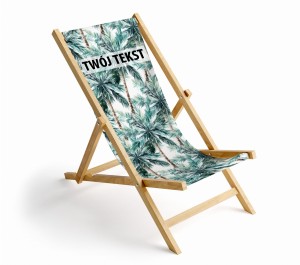 LEŻAK boho palmy z Twoim tekstem L33