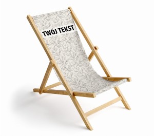 LEŻAK rysunkowe liście z Twoim tekstem L76