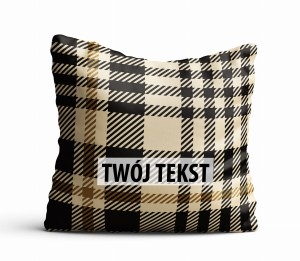 Poduszka Dekoracyjna KRATA  z Twoim napisem KR11