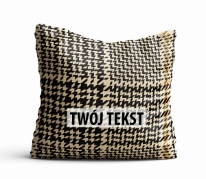 Poduszka Dekoracyjna KRATA  z Twoim napisem KR13