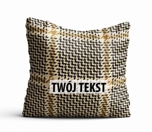 Poduszka Dekoracyjna KRATA  z Twoim napisem KR14