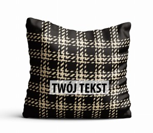 Poduszka Dekoracyjna KRATA  z Twoim napisem KR15