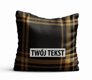 Poduszka Dekoracyjna KRATA  z Twoim napisem KR16