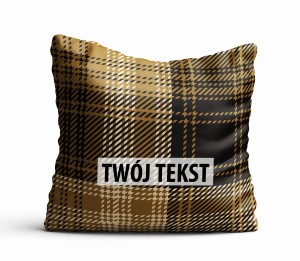 Poduszka Dekoracyjna KRATA  z Twoim napisem KR19