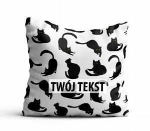 Poduszka Dekoracyjna RÓŻNE  z Twoim napisem R03