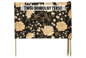PARAWAN PLAŻOWY Kwiaty z indywidualnym napisem 5 PANELI 42.5