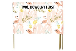 PARAWAN PLAŻOWY Lato z indywidualnym napisem 3 PANELE 43.3