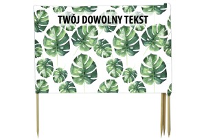 PARAWAN PLAŻOWY Monstery z indywidualnym napisem 5 PANELI 54.5