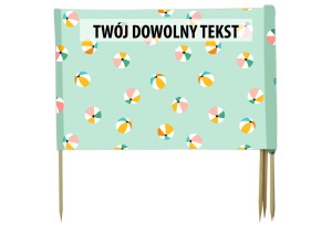 PARAWAN PLAŻOWY Piłki z indywidualnym napisem 8 PANELI 66.8