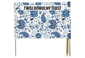 PARAWAN PLAŻOWY Porcelana z indywidualnym napisem 3 PANELE 71.3