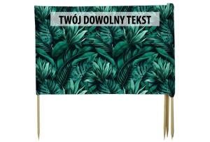 PARAWAN PLAŻOWY Rośliny z indywidualnym napisem 3 PANELE 73.3