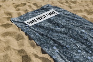 RĘCZNIK Bandana z twoim dowolnym tekstem 100x50cm 007C