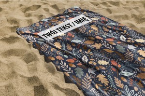 RĘCZNIK Jesień z twoim dowolnym tekstem 100x50cm 026C