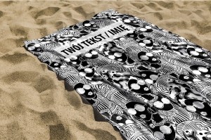 RĘCZNIK Kobiety z twoim dowolnym tekstem 150x75cm 027I