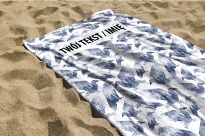 RĘCZNIK Kruki z twoim dowolnym tekstem 100x75cm 034D