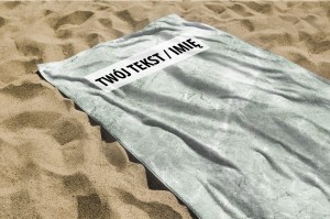 RĘCZNIK Marmur zielony z twoim dowolnym tekstem 150x75cm 046I