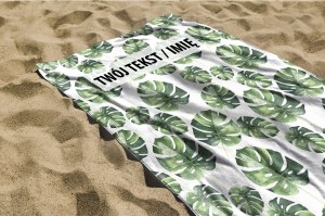 RĘCZNIK Monstery z twoim dowolnym tekstem 100x75cm 047D