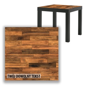 BLAT SZKLANY IKEA LACK Deski z Twoim napisem  55x55cm 056b